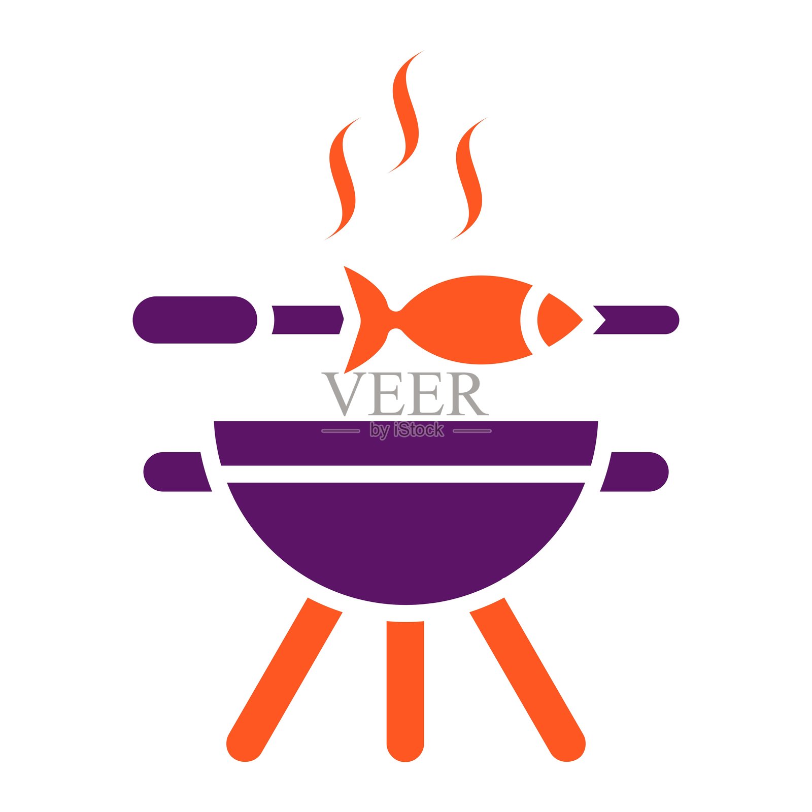 烧烤矢量图标设计插图插画图片素材