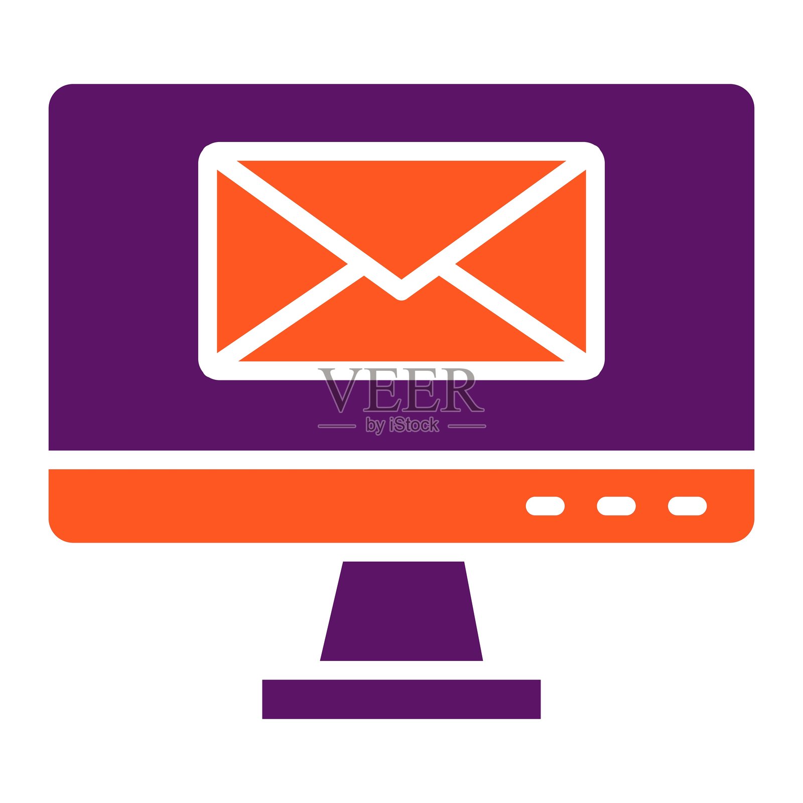 电子邮件矢量图标设计插图插画图片素材