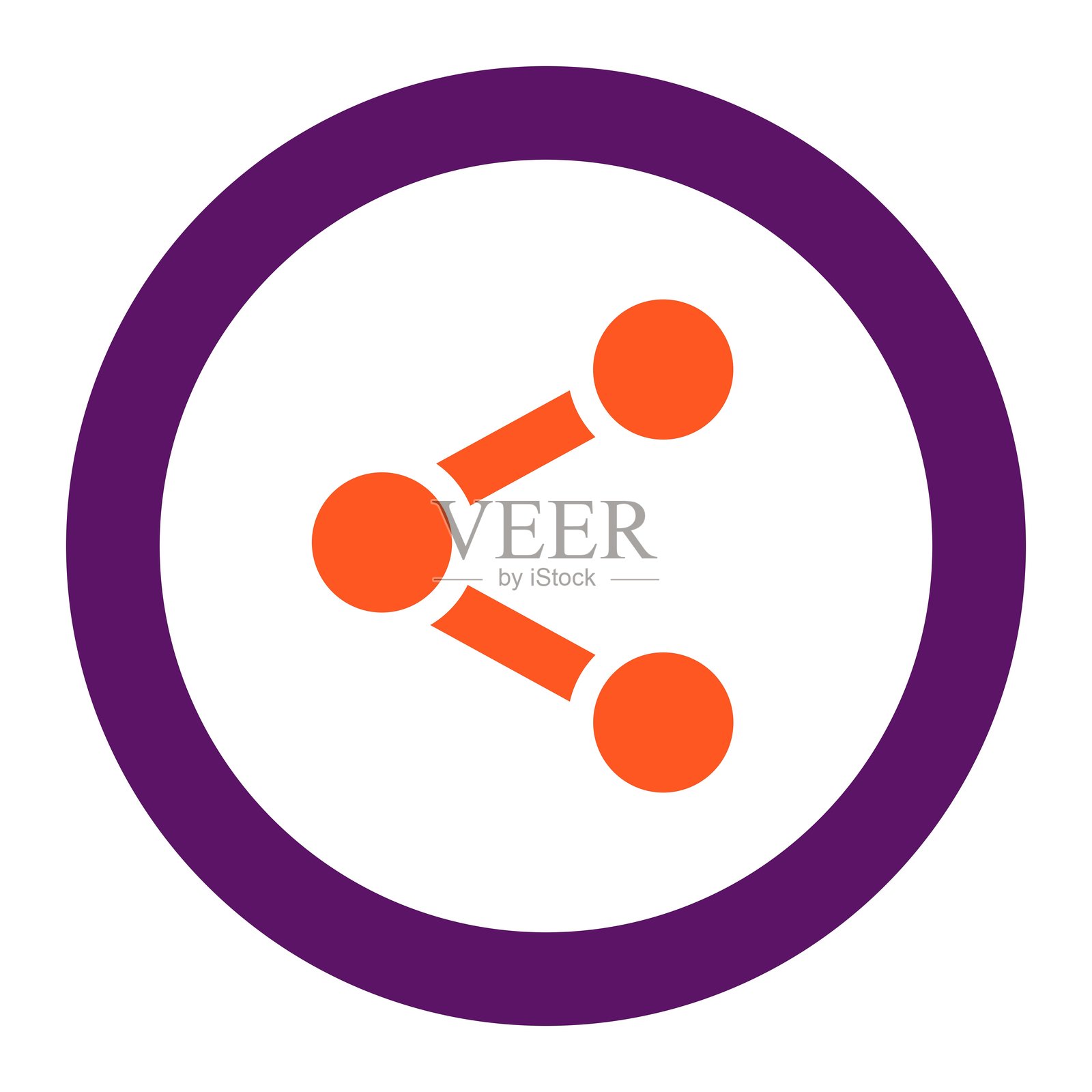 分享链接矢量图标设计插图插画图片素材