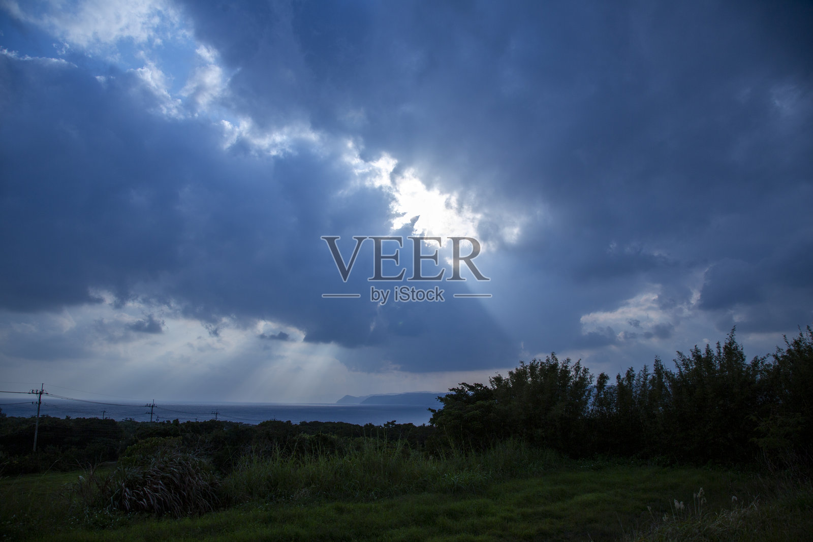 冬日下午的奄美大岛风景照片摄影图片