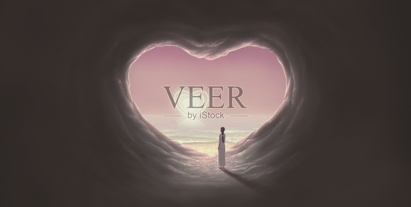 爱插画图片素材