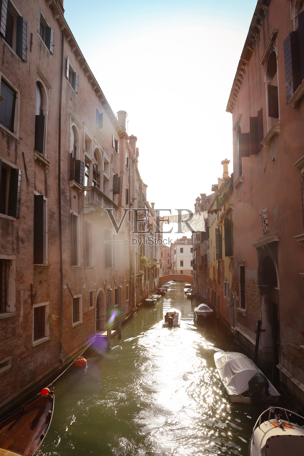 威尼斯街道照片摄影图片