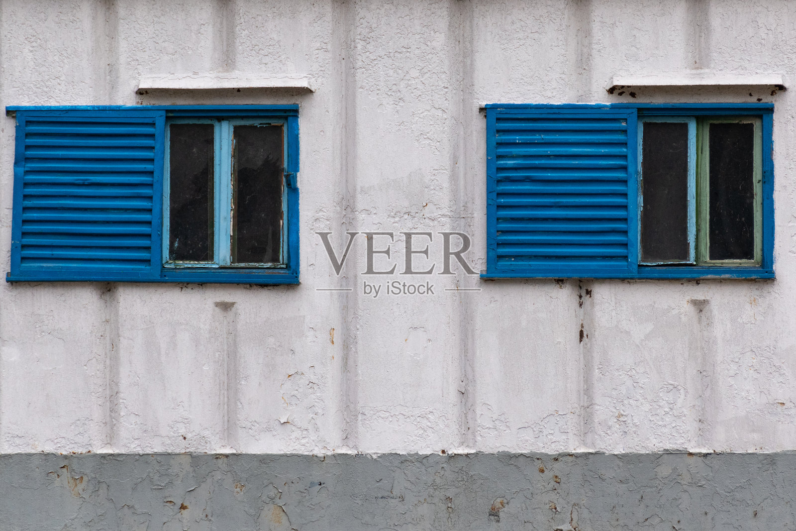 蓝色窗户照片摄影图片