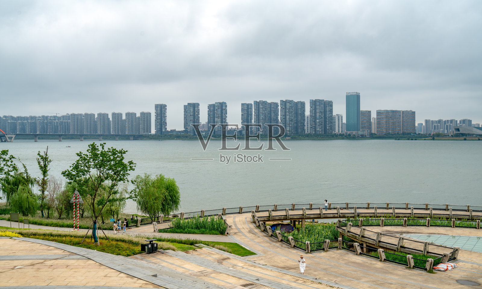 湘江河黄昏景色照片摄影图片