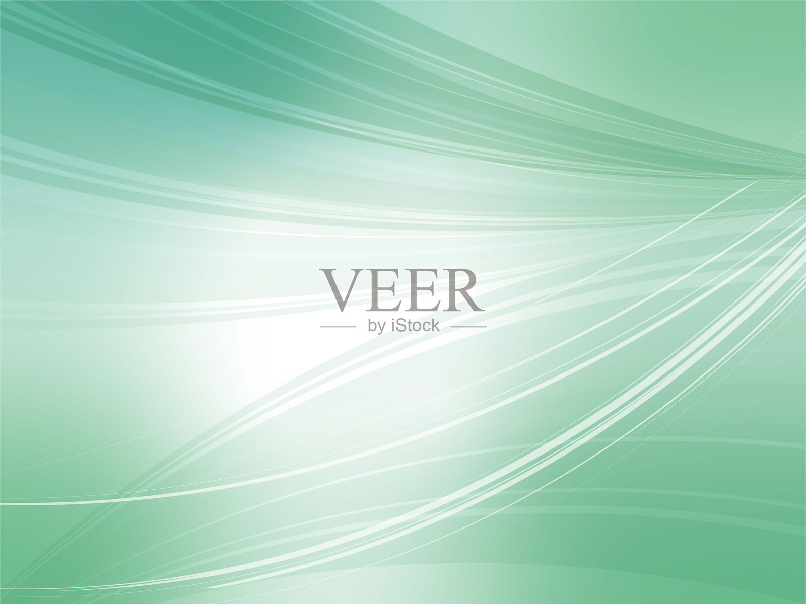 美丽流动的抽象背景素材_翡翠绿插画图片素材