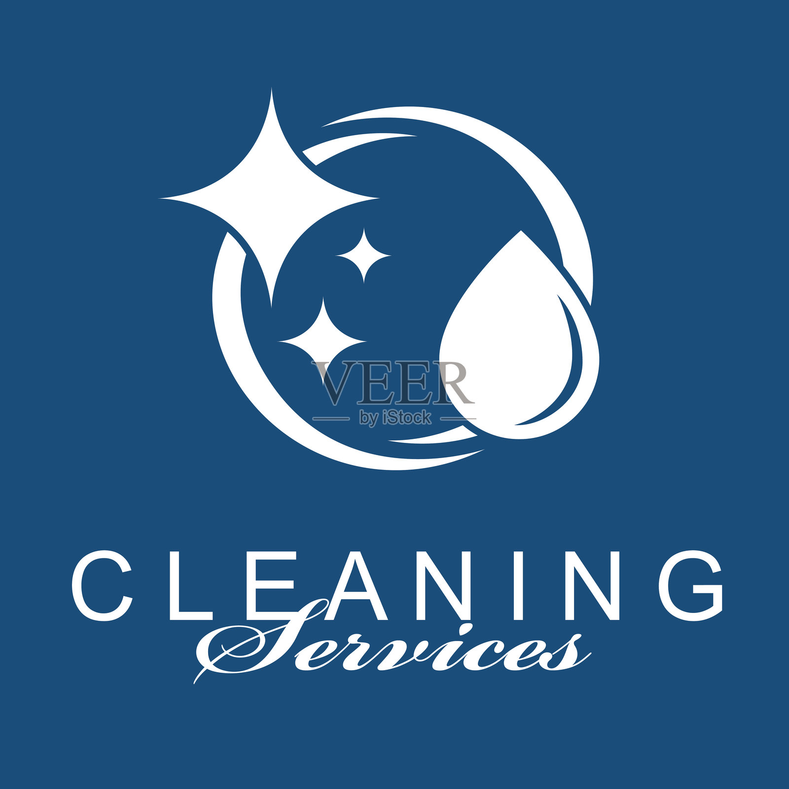 清洁服务设计插画图片素材