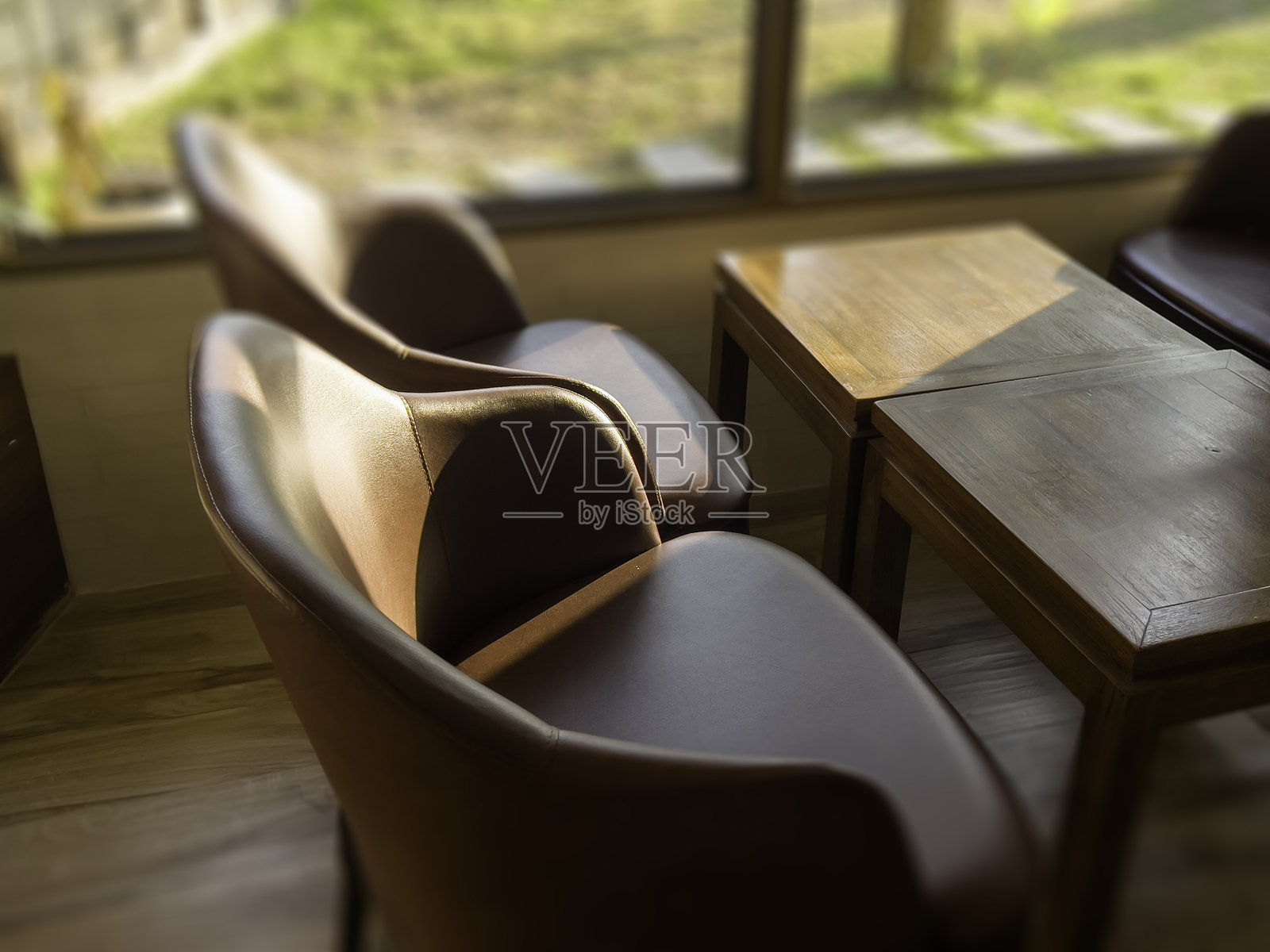 咖啡馆或现代咖啡厅的室内概念照片摄影图片