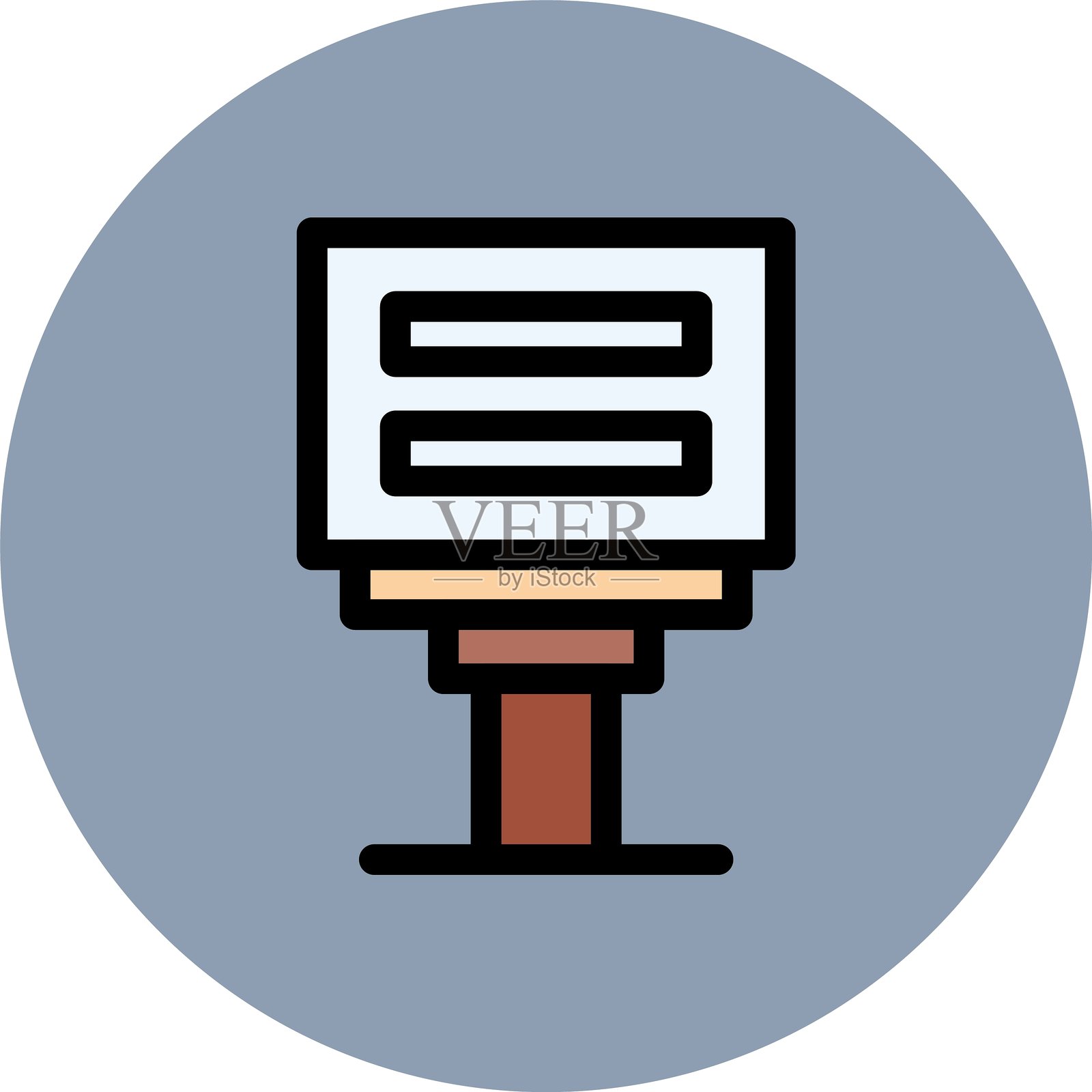 停止标志图标插画图片素材