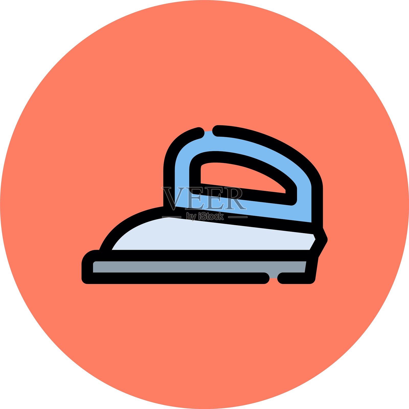 铁图标插画图片素材