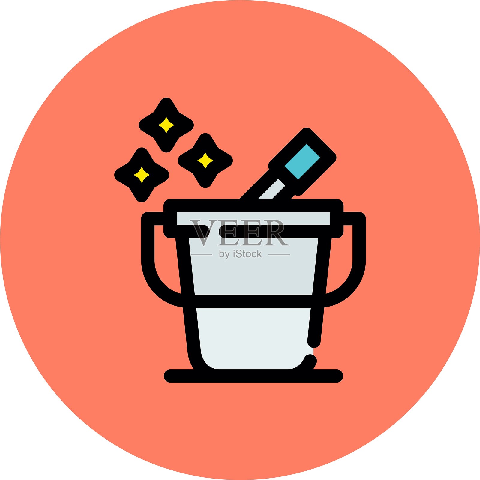 桶图标插画图片素材