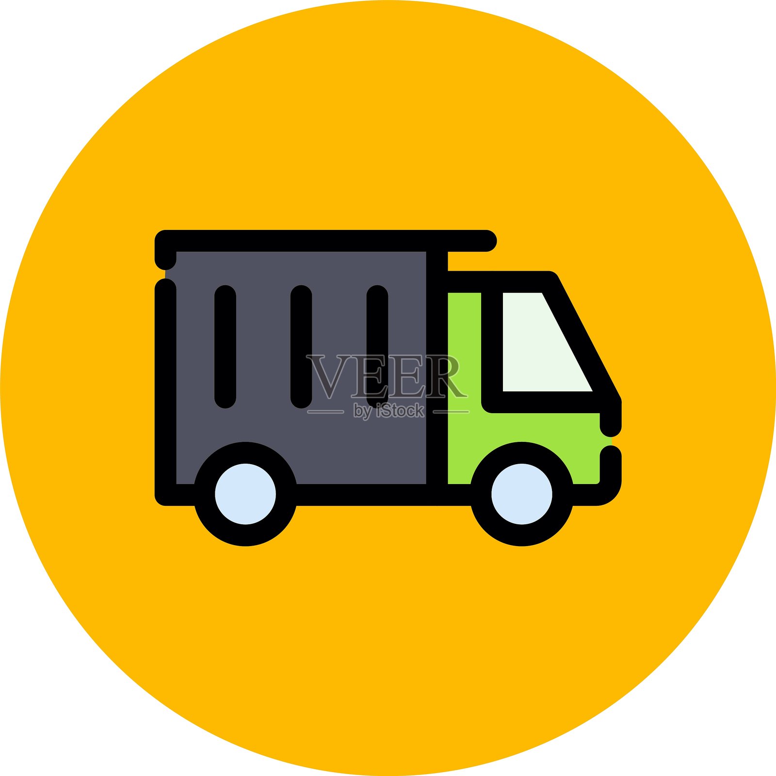 卡车图标插画图片素材