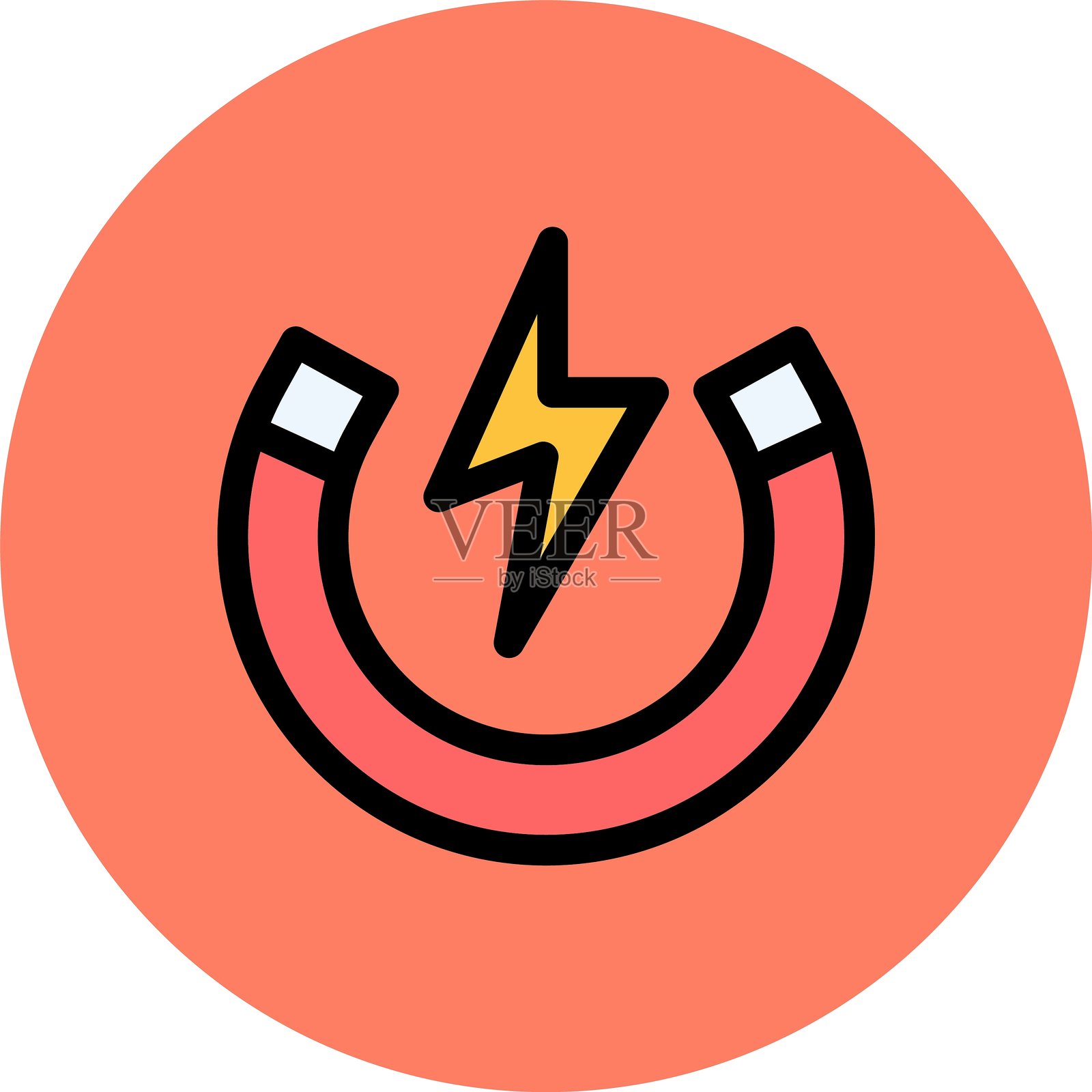 磁铁图标插画图片素材