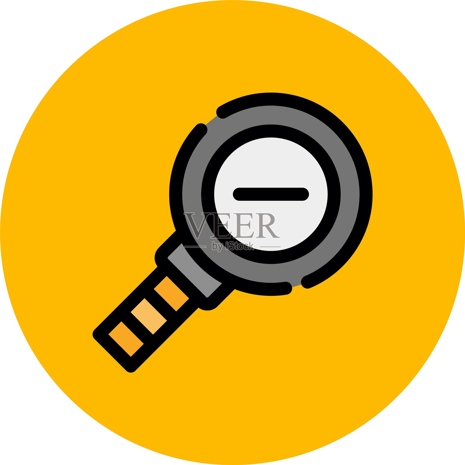 缩小图标插画图片素材