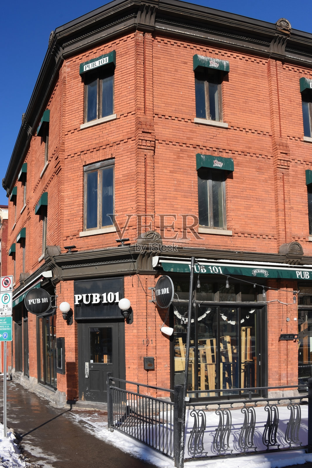 渥太华拜沃德市场的Pub 101停业了照片摄影图片