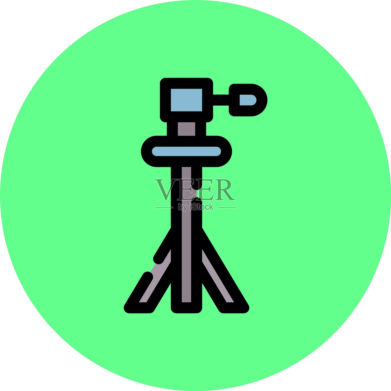 三脚架图标插画图片素材