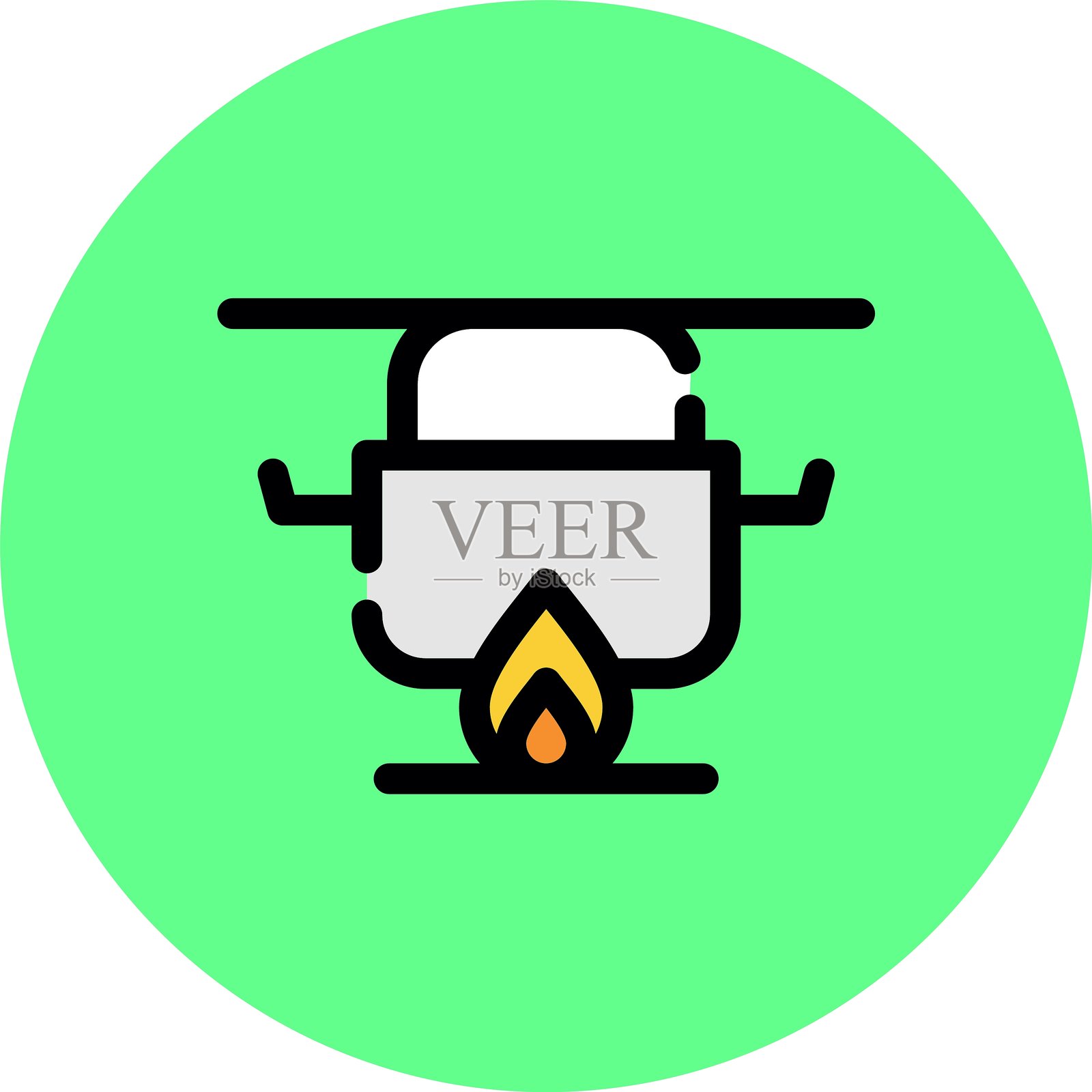 食品和餐厅图标插画图片素材