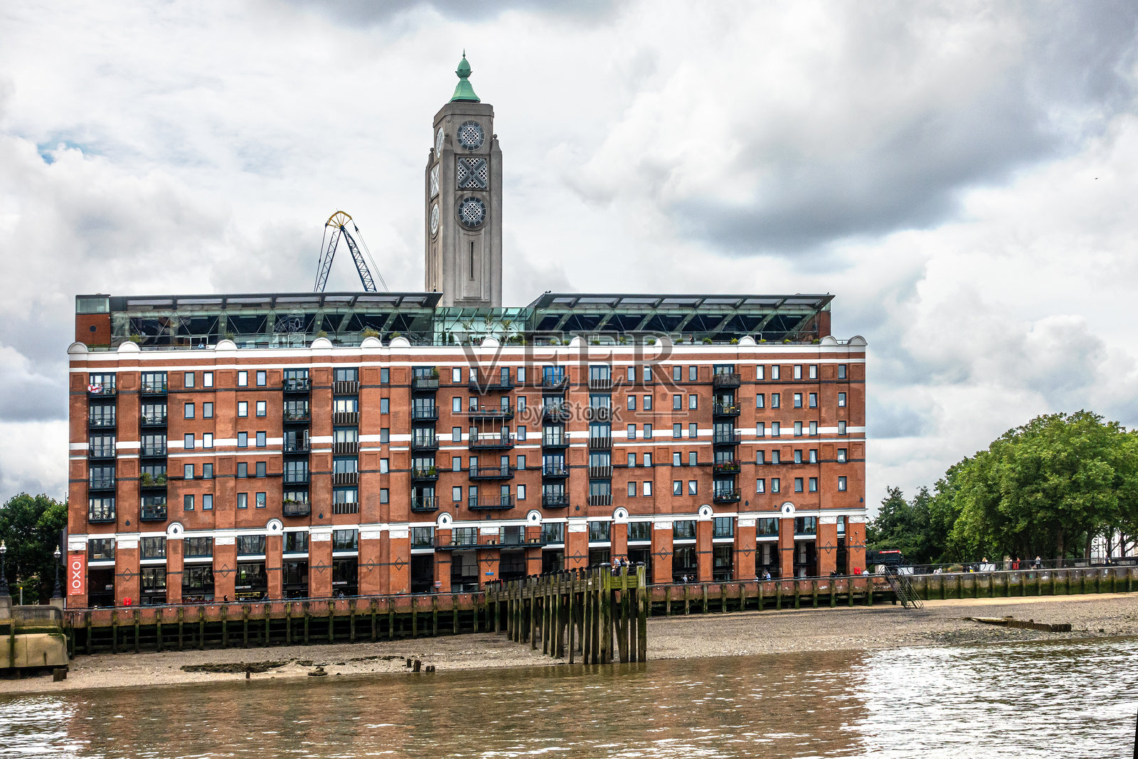 OXO塔，南岸，伦敦，英格兰照片摄影图片