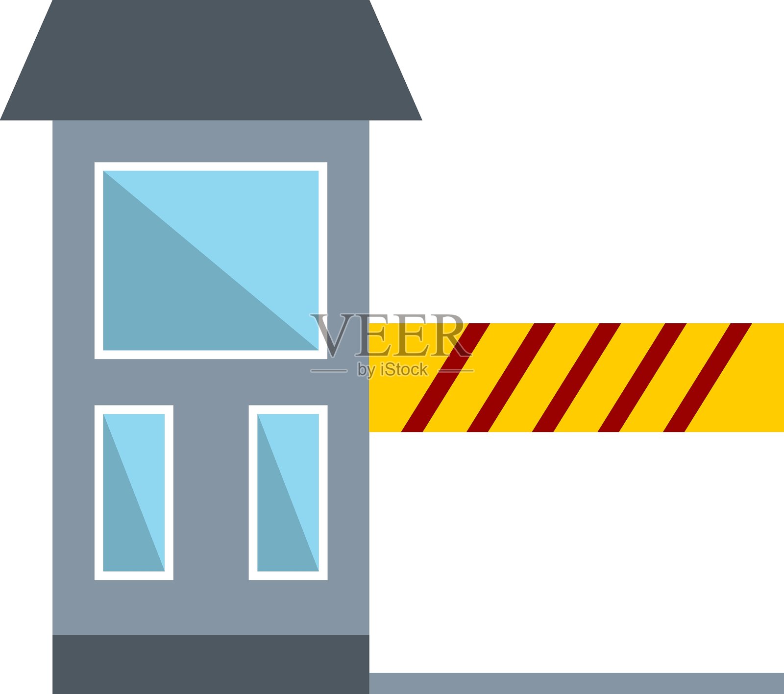 矢量设计高速公路图标风格插画图片素材