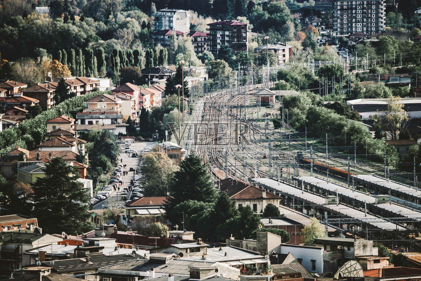 阿罗纳火车站 - 意大利皮埃蒙特照片摄影图片