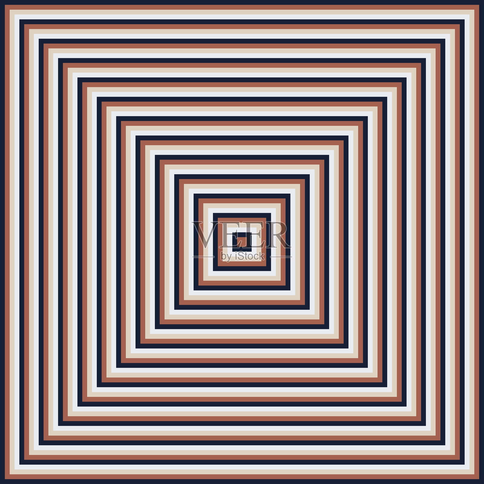 视觉效果由逐渐变小的方块构成插画图片素材