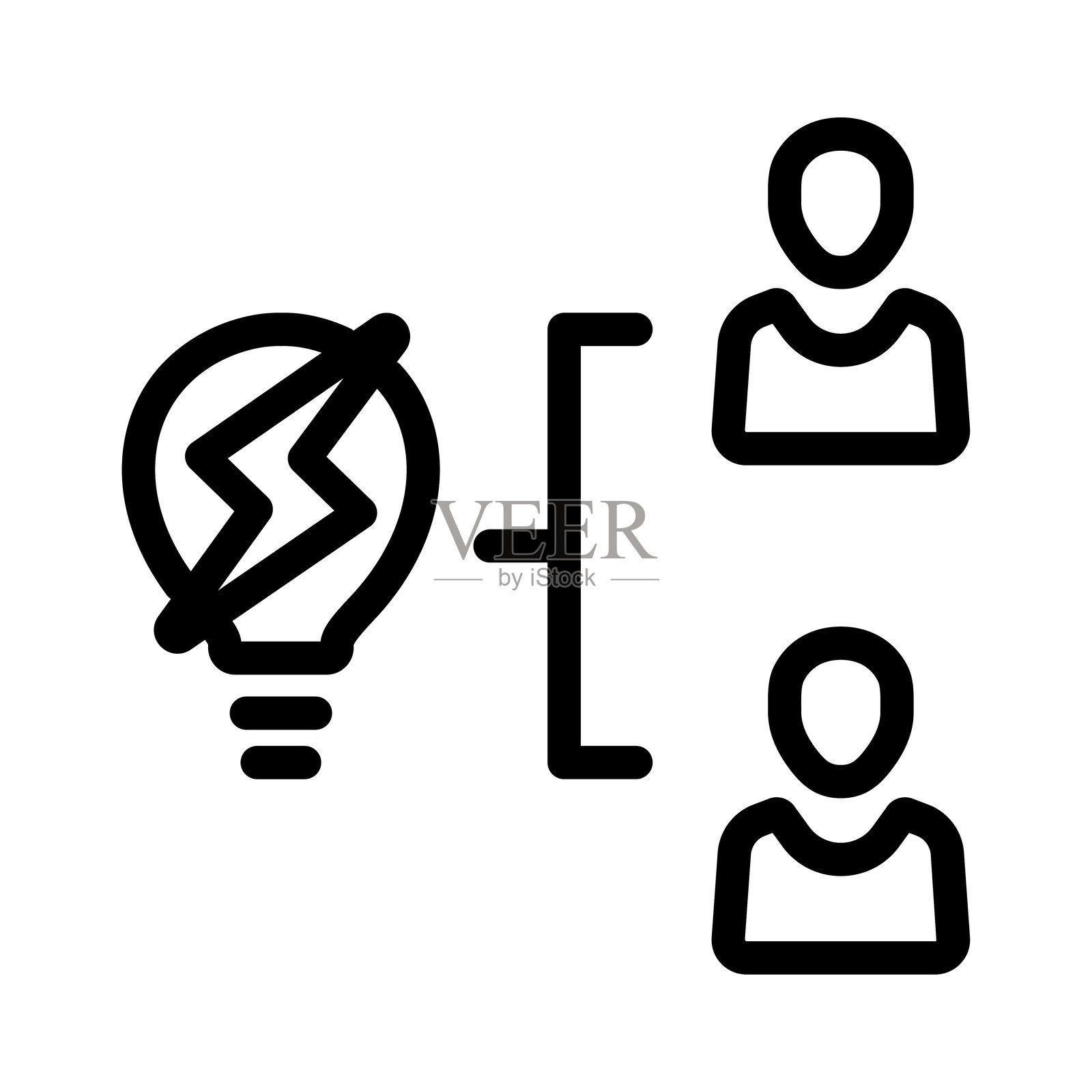 创意商业团队插画图片素材