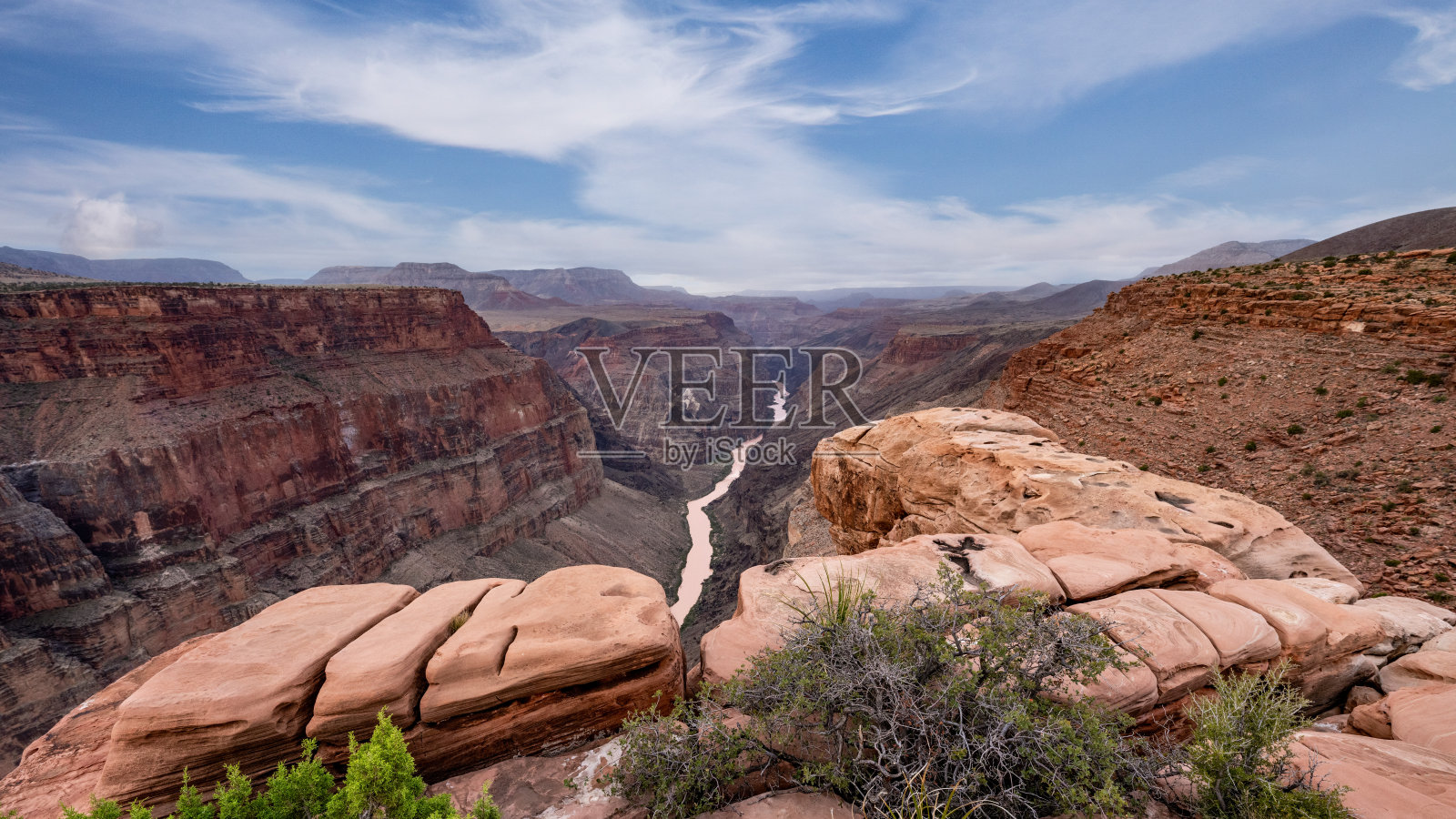 托罗维普大峡谷北缘日落照片摄影图片