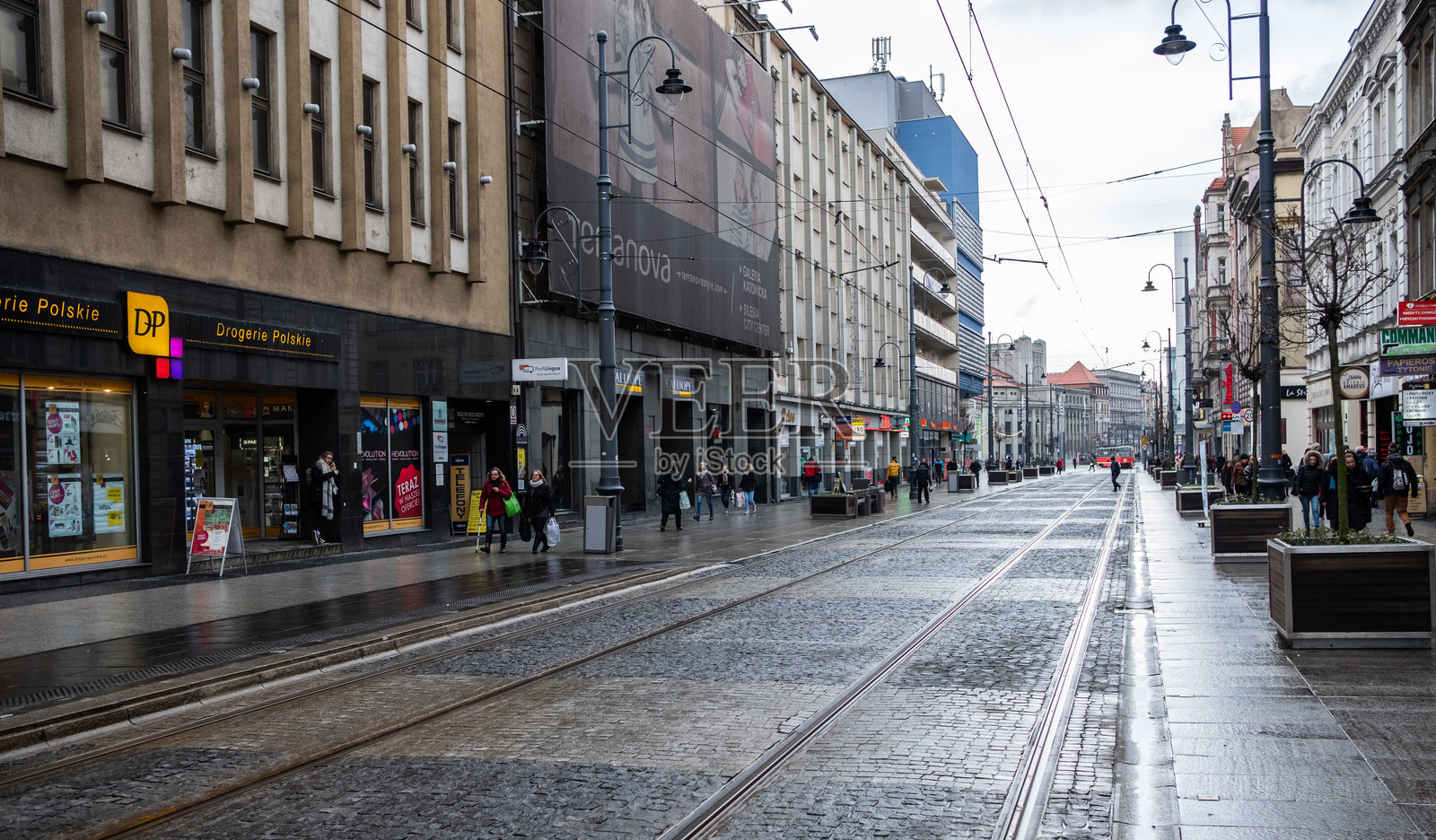 欧洲街道与铺砌的道路照片摄影图片