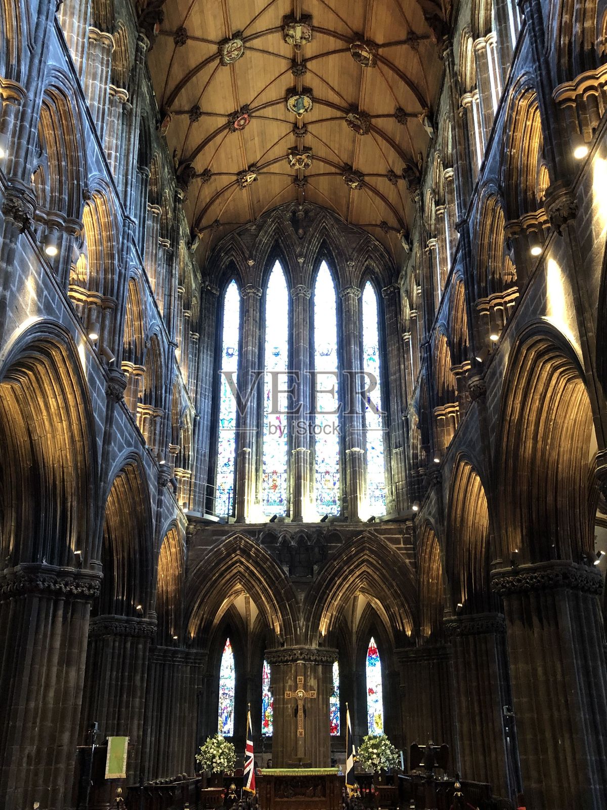 苏格兰格拉斯哥的城市风景照片摄影图片