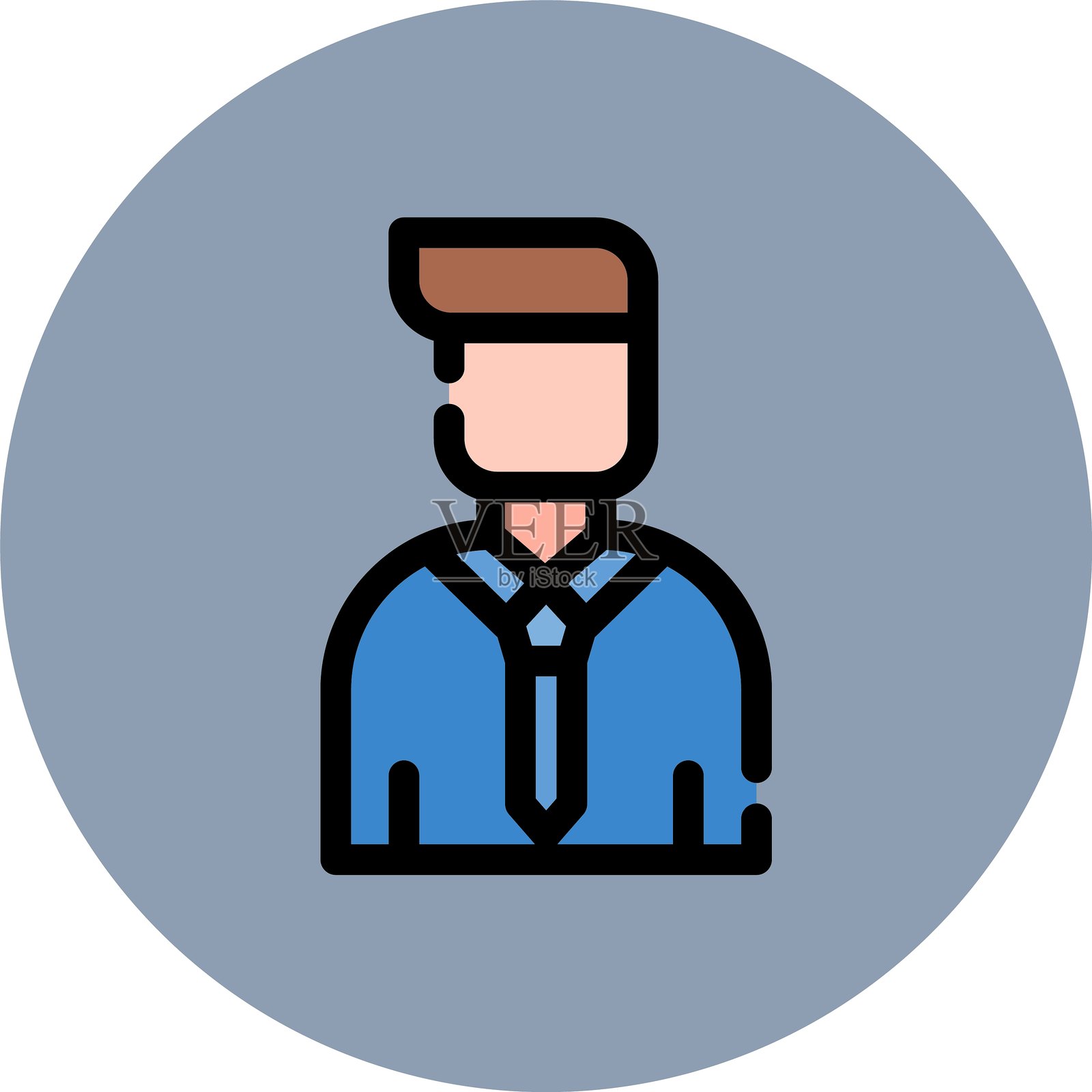 教师图标插画图片素材