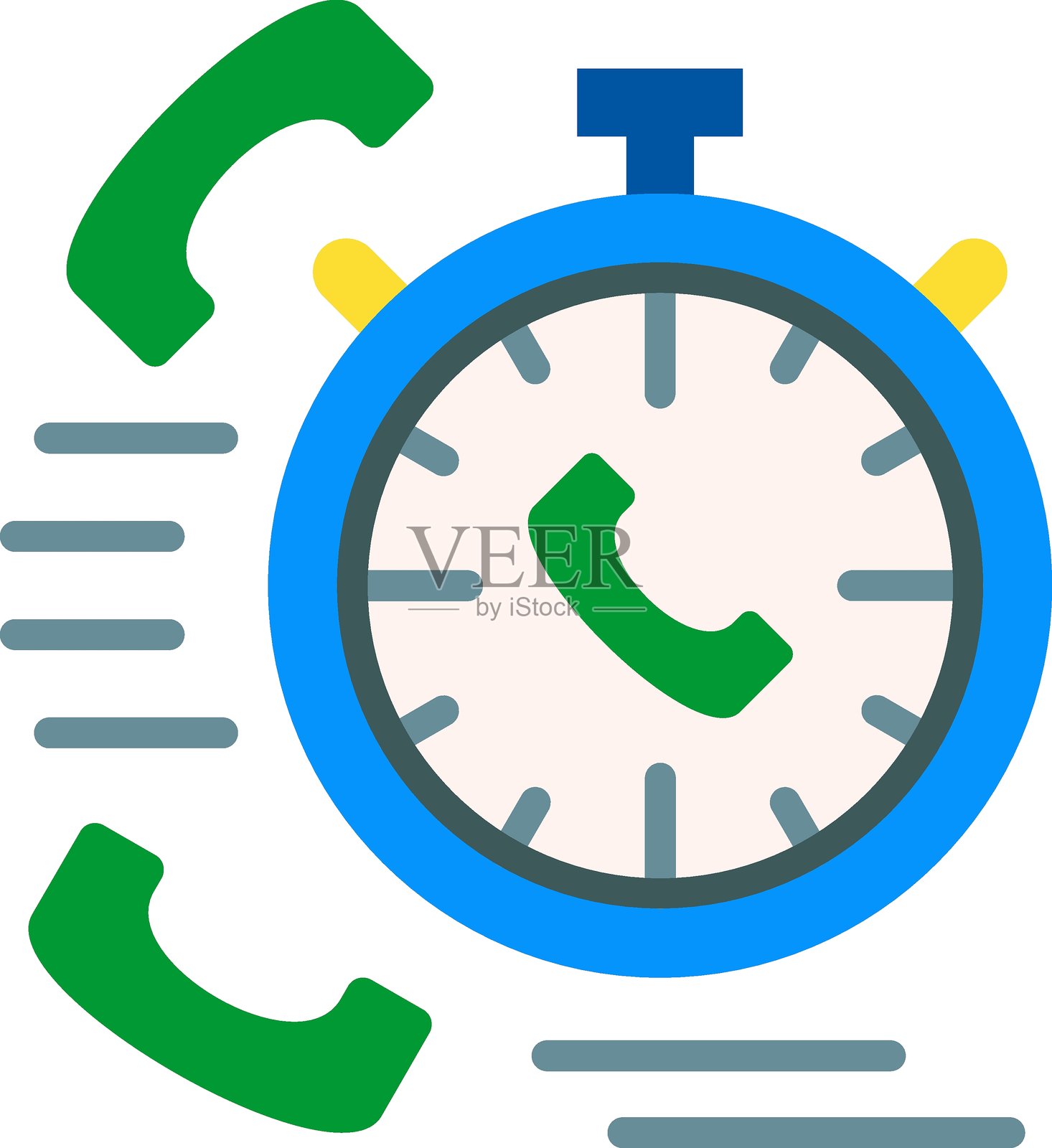 快速响应图标风格插画图片素材