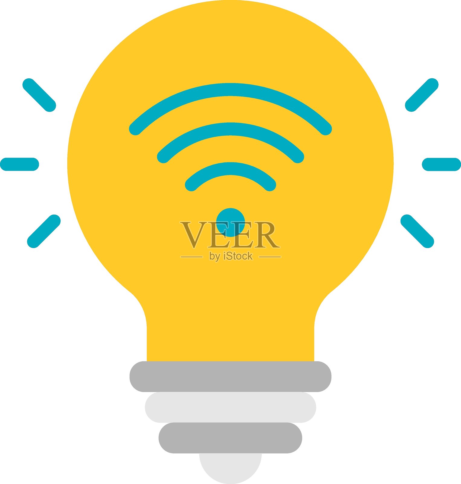 智能能源图标风格插画图片素材