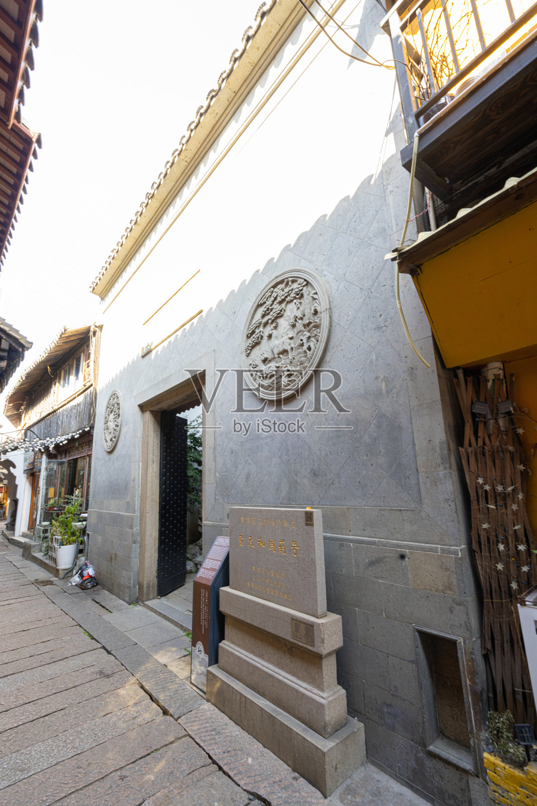 古老的朱家角村；中国照片摄影图片