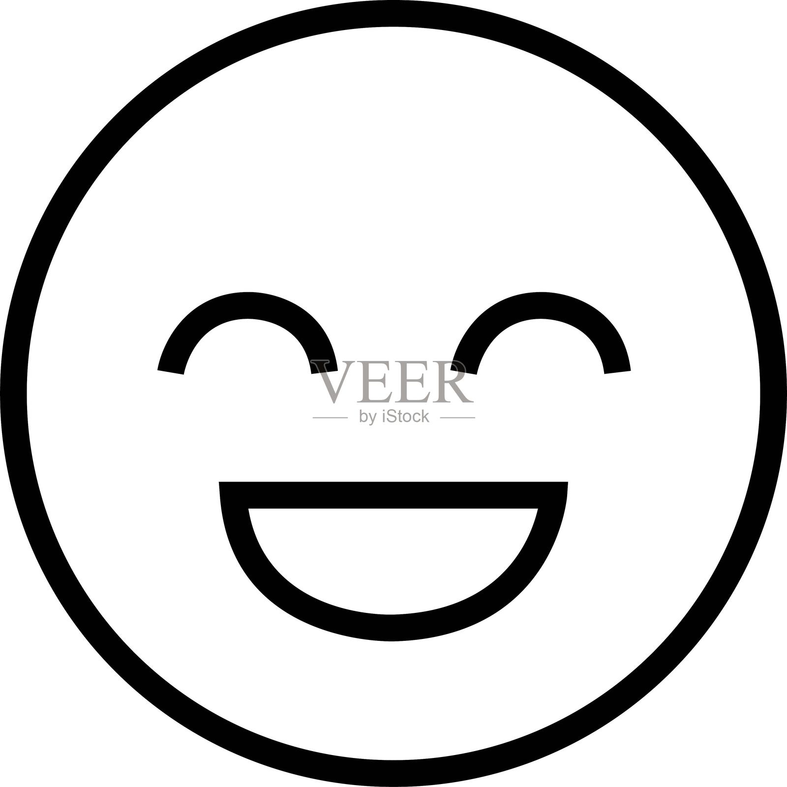 简单的表情符号图标。用于评估您内容情感的范围。以情感形式反馈。用户体验。客户反馈。优秀、良好、糟糕。孤立在白色背景上。插画图片素材