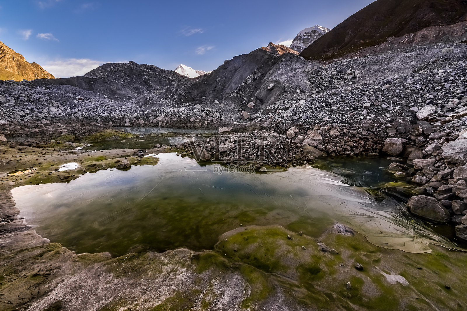 尼泊尔 - 卢克拉到戈基欧照片摄影图片