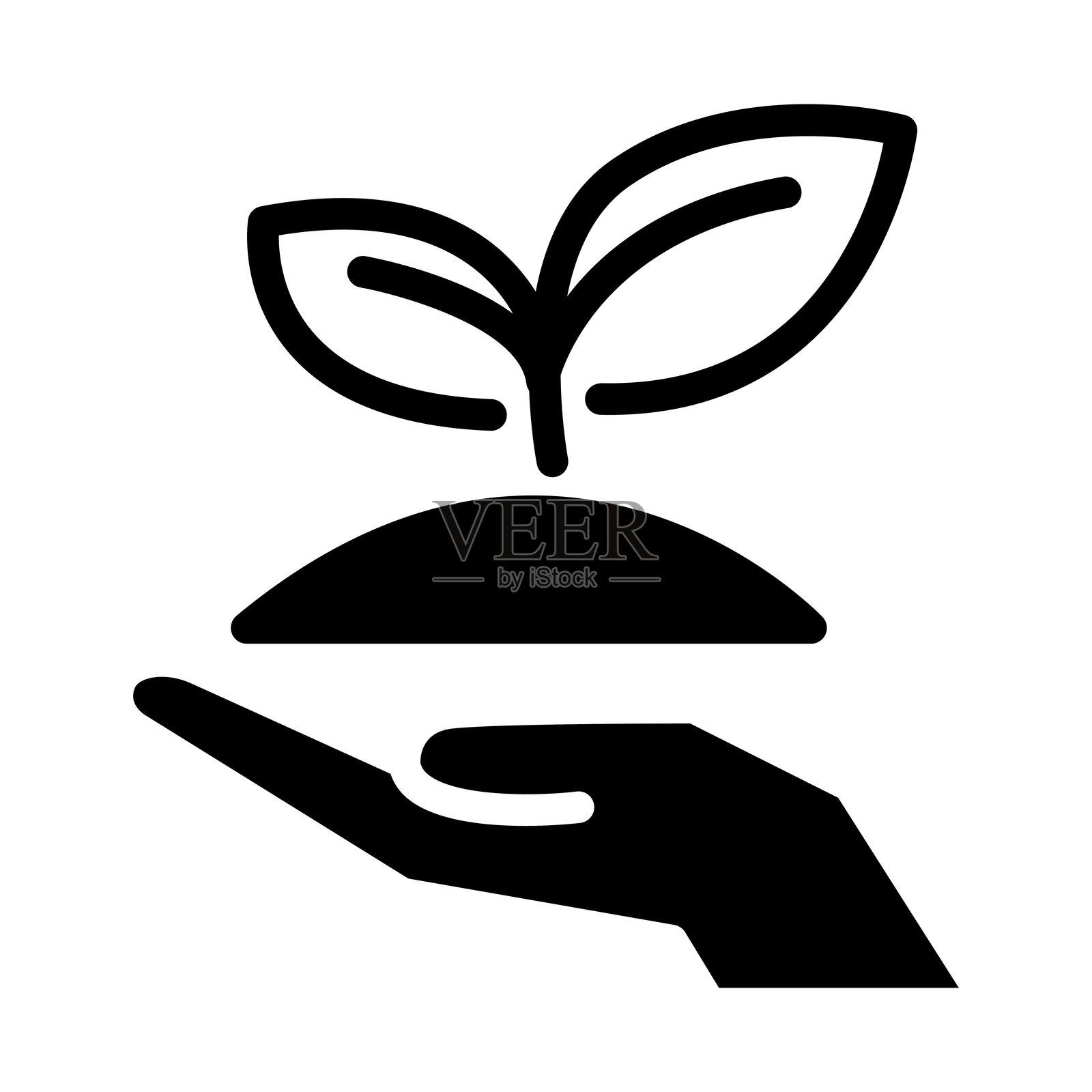 种植图标插画图片素材