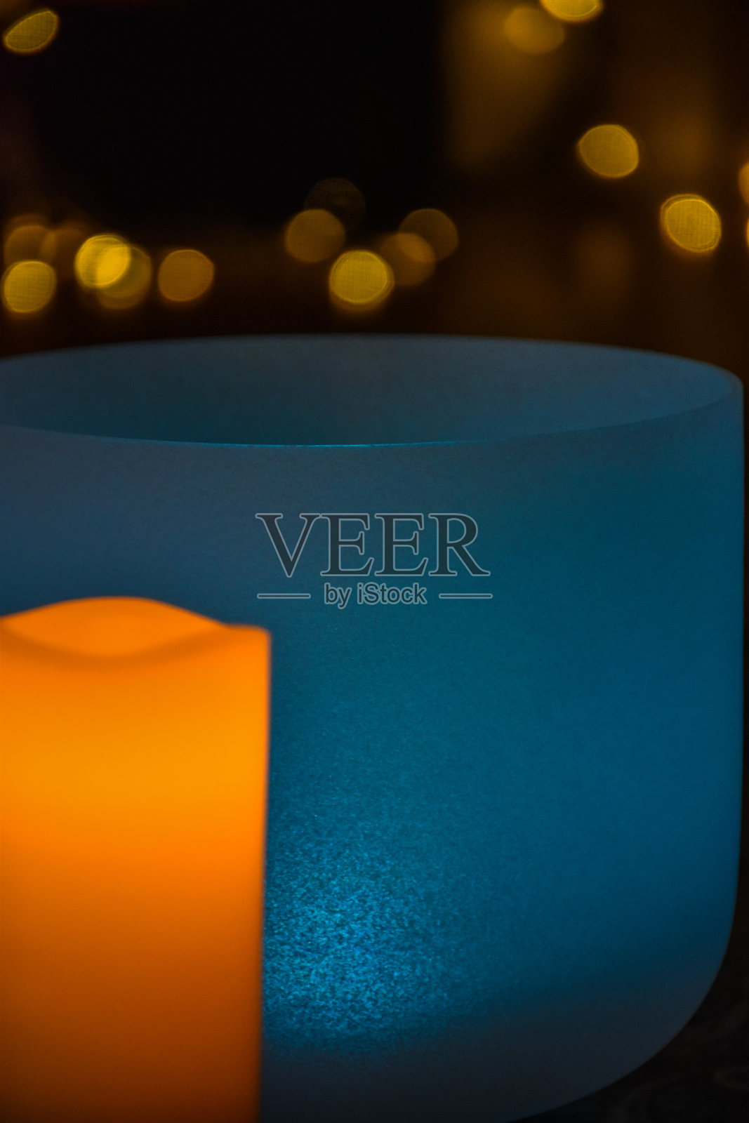 声音浴的设置照片摄影图片