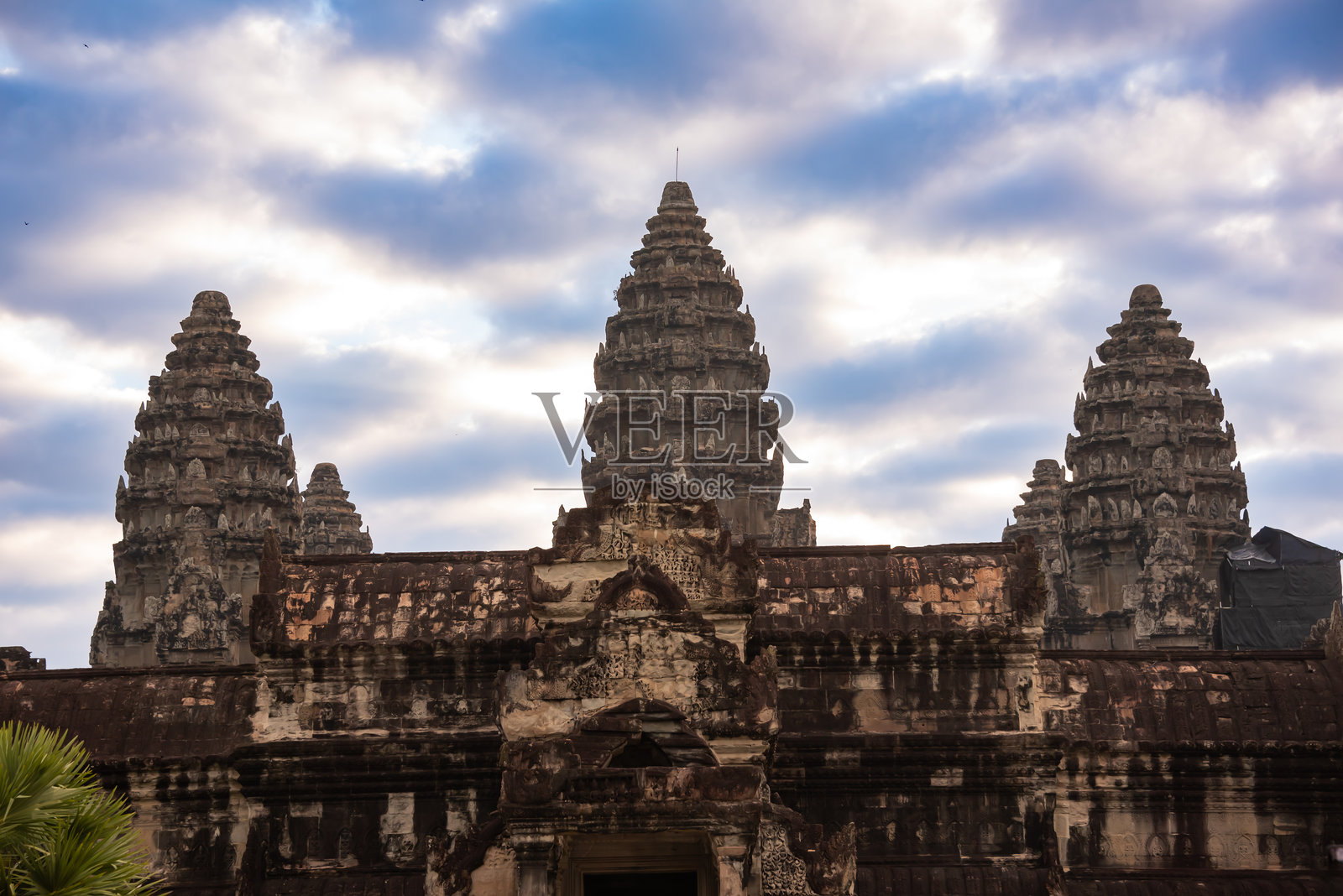 吴哥窟，柬埔寨的古代寺庙遗址照片摄影图片