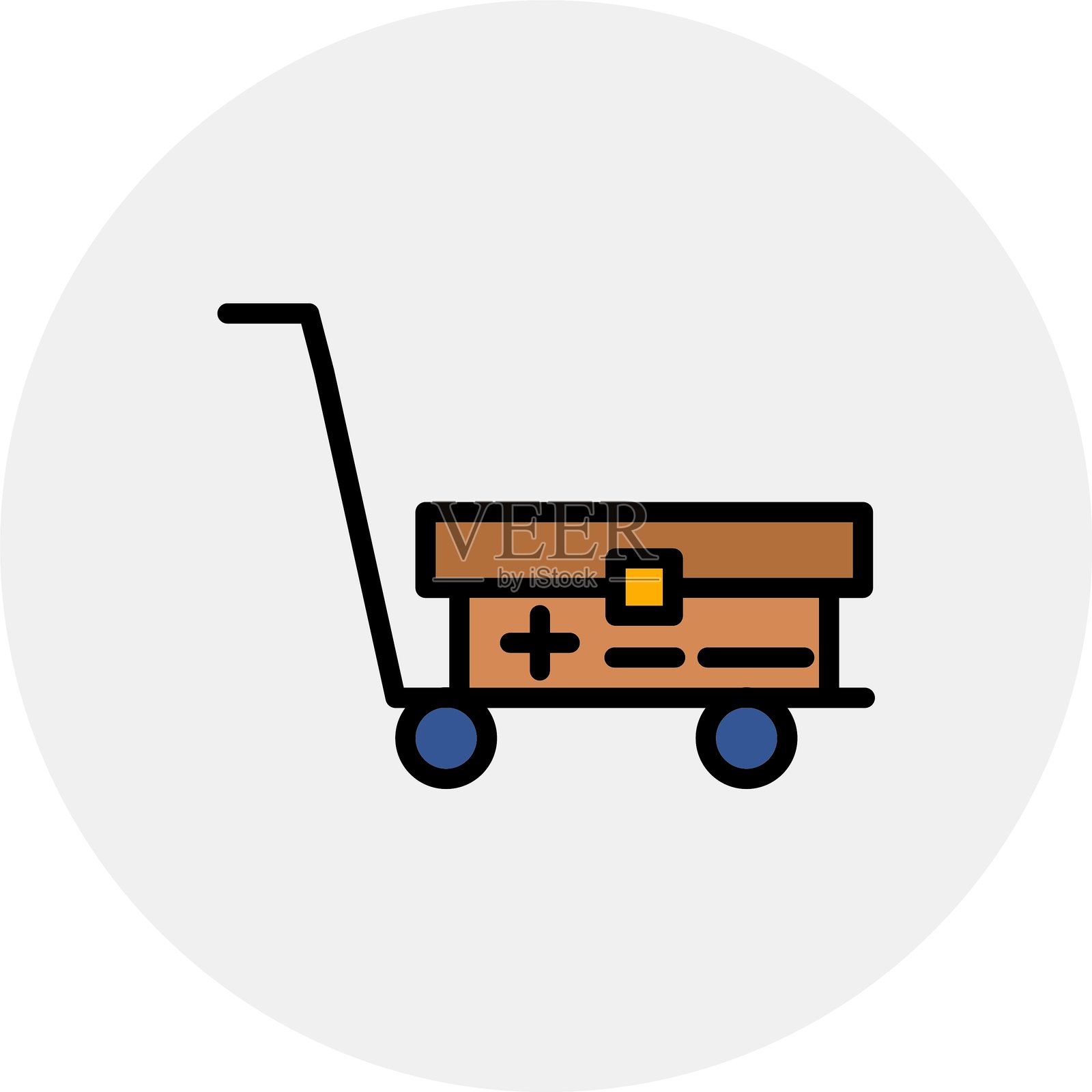 担架图标插画图片素材