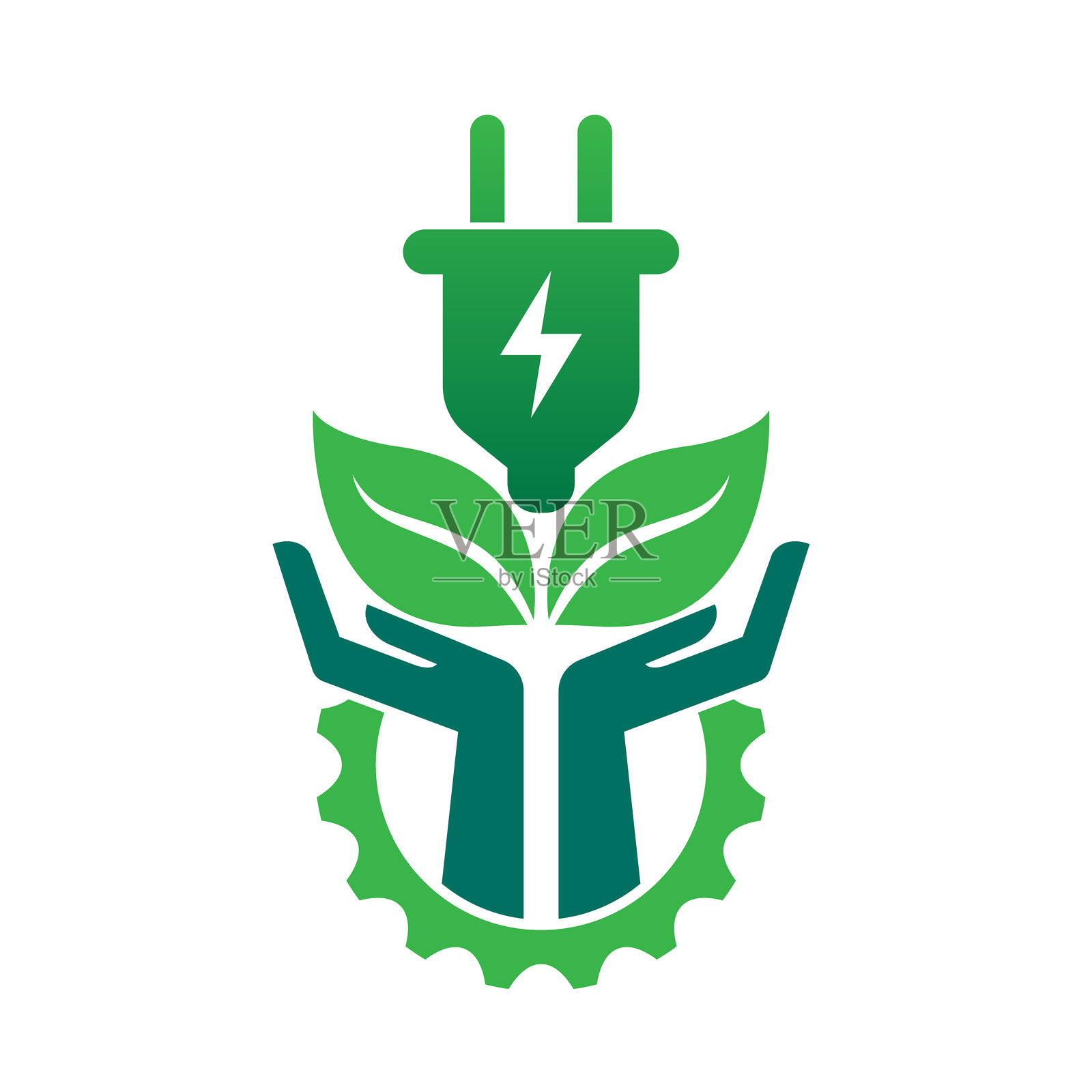 生态能源插画图片素材