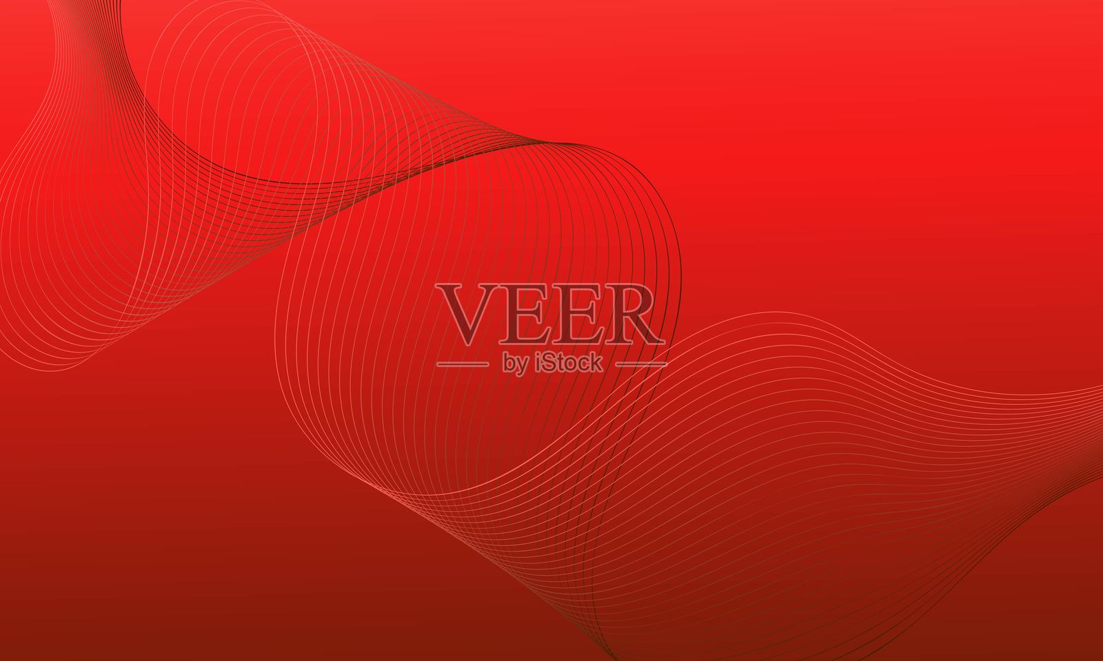 波浪线抽象背景设计插画图片素材