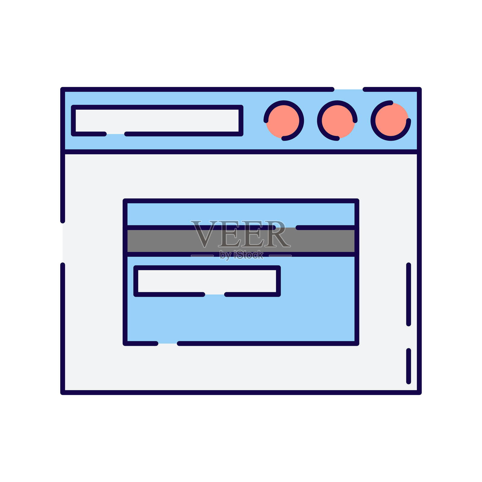 纸币，叠放的钞票，象征着流动资产。插画图片素材