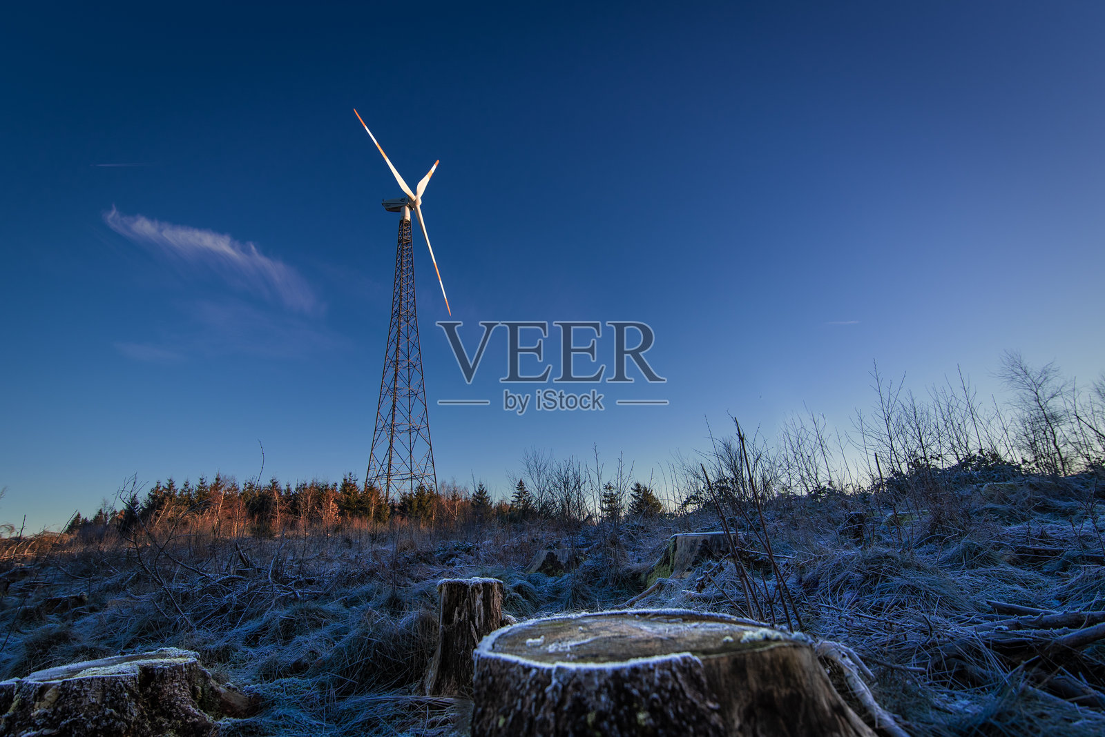 风力发电机照片摄影图片