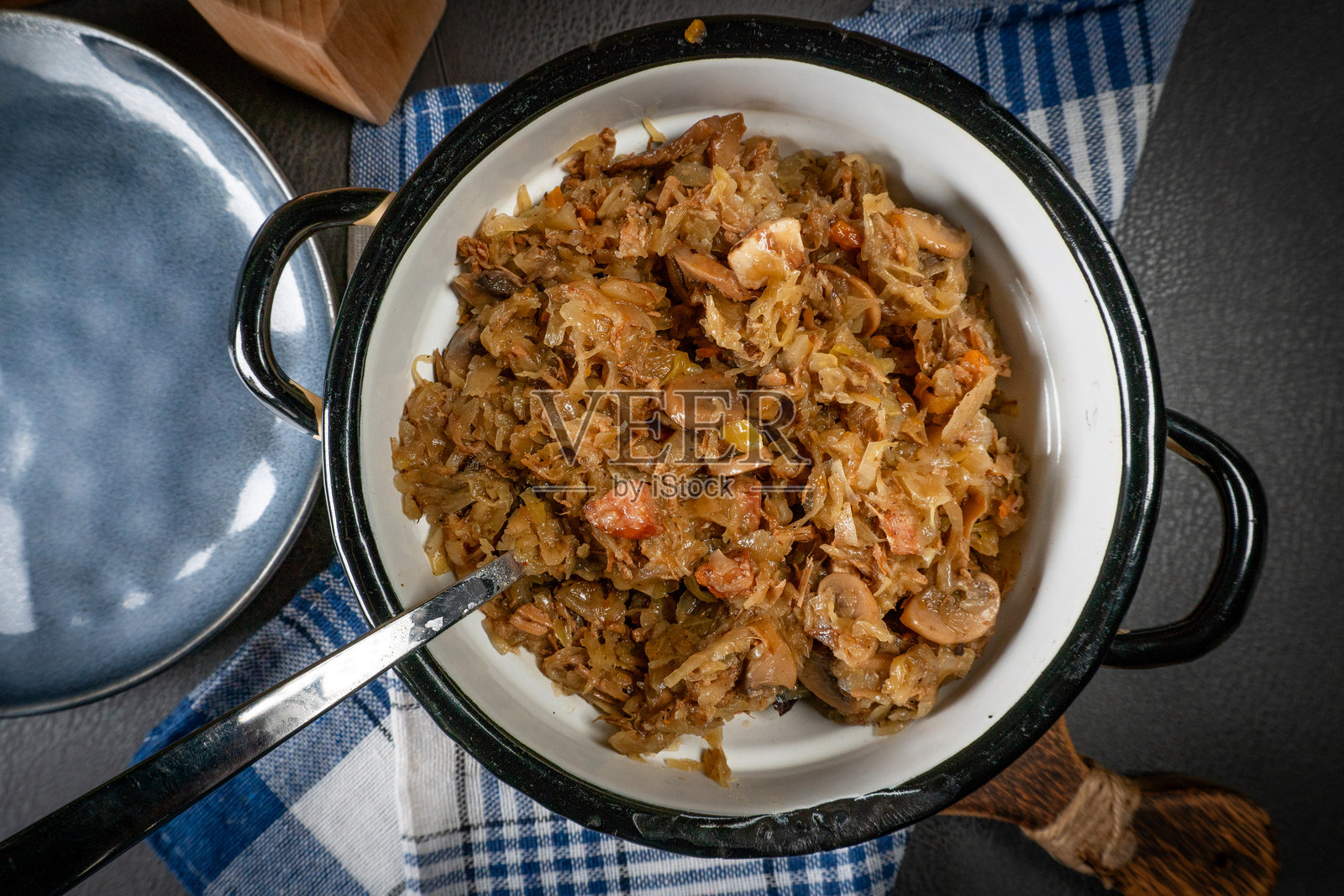 波兰传统美食 - 大菜（Bigos）照片摄影图片