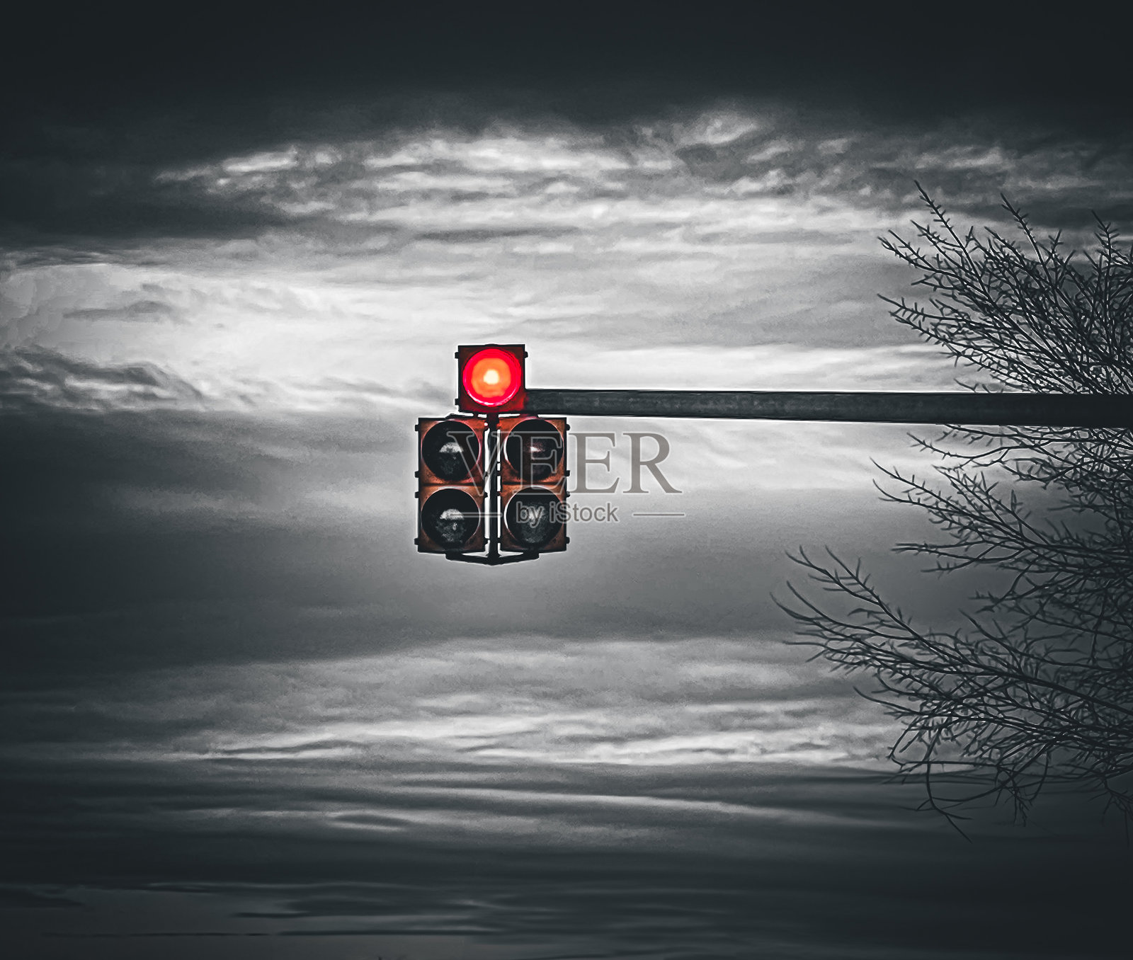 红灯照片摄影图片