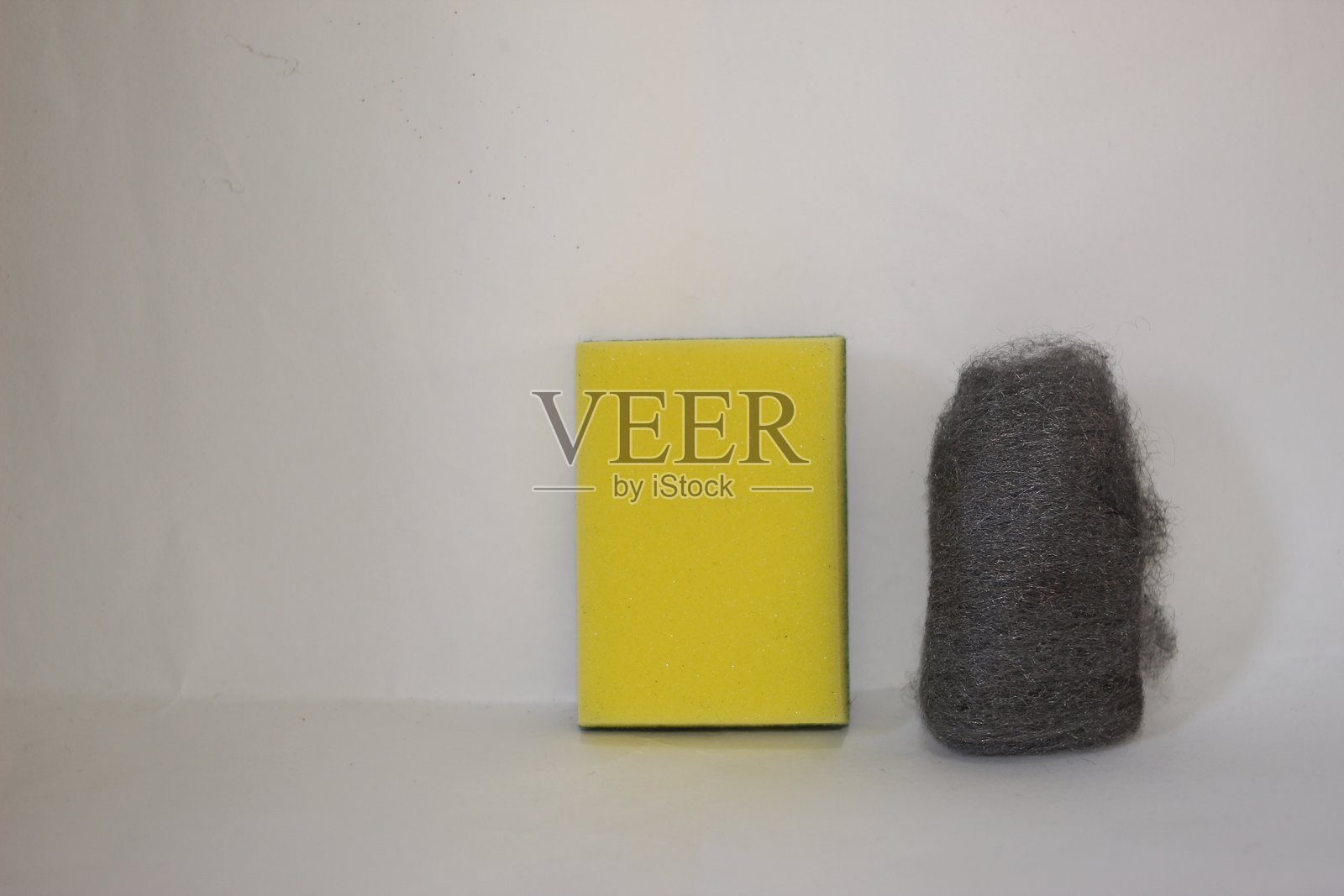 海绵棉和钢棉照片摄影图片