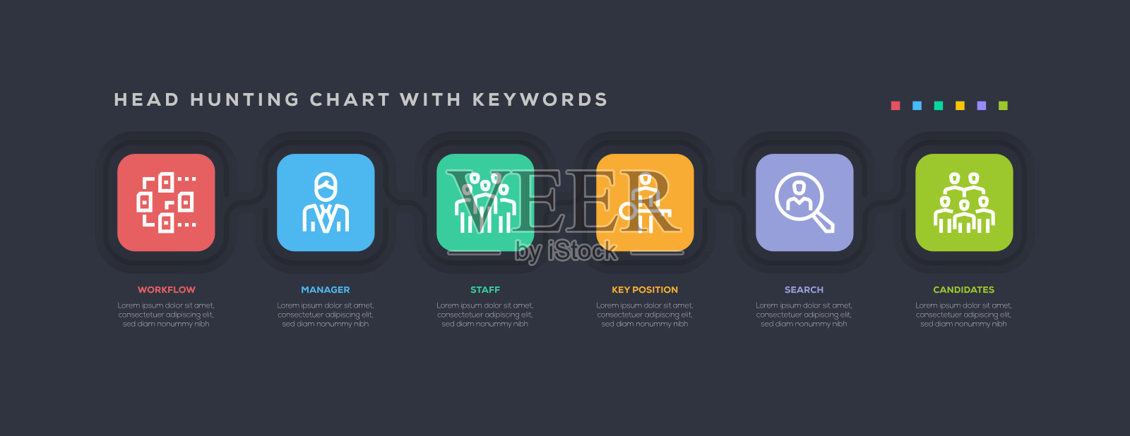 关键词猎头图插画图片素材