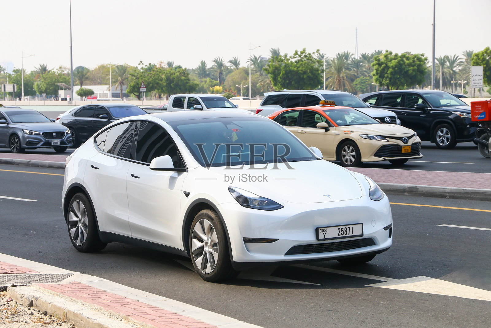 特斯拉 Model Y照片摄影图片