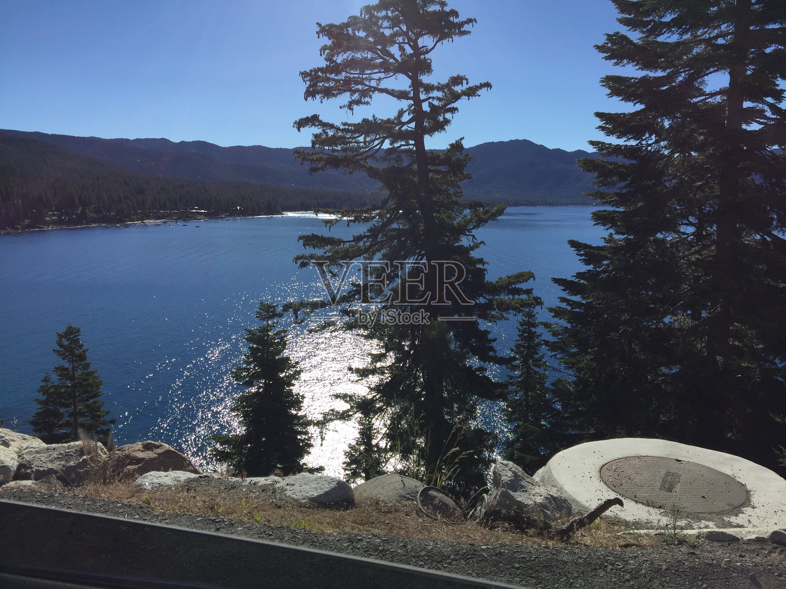 塔霍湖照片摄影图片