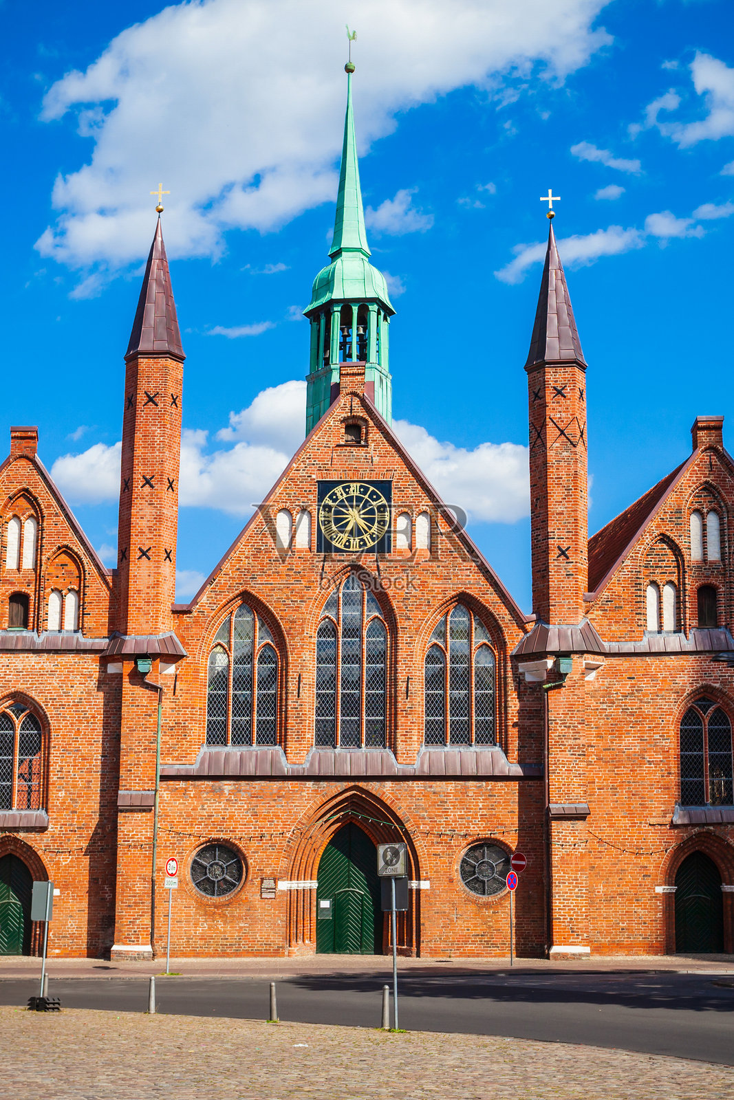 吕贝克的圣灵医院照片摄影图片