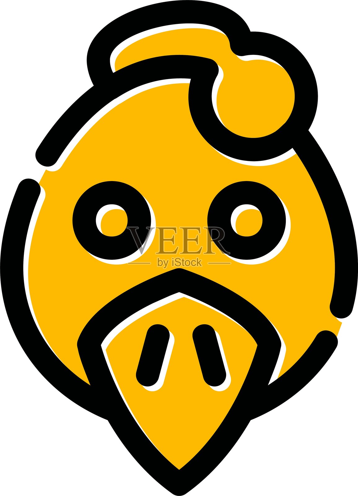 鸡舍图标插画图片素材